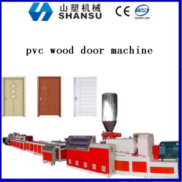 2014 SHANSU PVC WPC DOOR Produktionslinie / WPC HOHLPLATTE MASCHINE SHANSU Marke